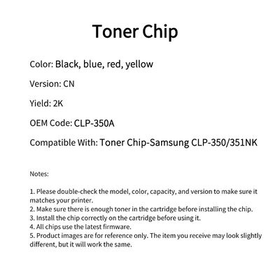 CLP-350 ACompatible with Samsung CLP-350/351NK