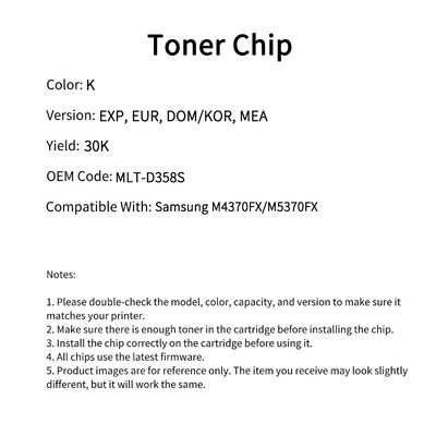 Samsung MLT-D358S powder chip M4370FX/M5370FX