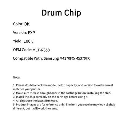 MLT-R358 Drum Chip For For Samsung M4370FX M5370FX R358 Unit