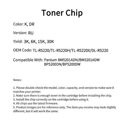 Pantum TL-R5220 chip BM5201ADN/BM5201ADW