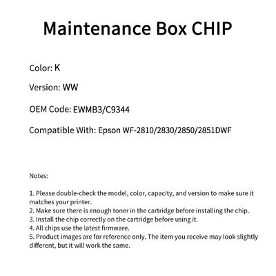 Epson EWMB3/C9344 waste ink cartridge chip WF-2810/2830
