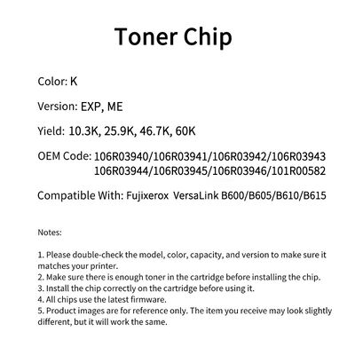 Fuji Xerox CT202865 chip VersaLink B600/B605/B610/B615