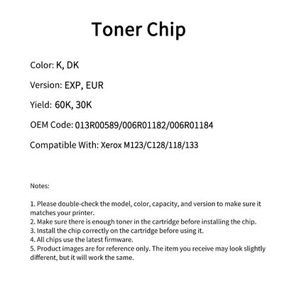 Fuji Xerox 013R00589 chip M123/C128/118/133