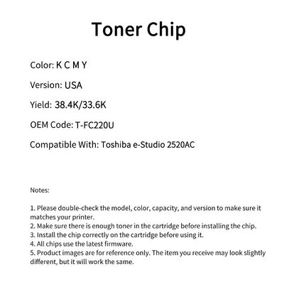 Toshiba T-FC220U chip e-Studio 2520AC