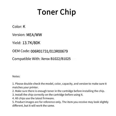 Fuji Xerox 006R01731 chip B1022/B1025