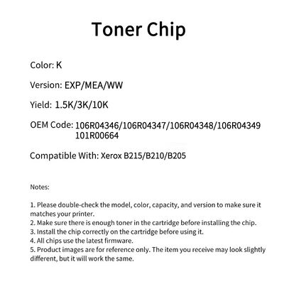 Fuji Xerox 106R04346 chip B215/B210/B205