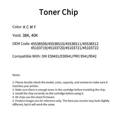 OKI 45536512 chip ES9431/ES9541