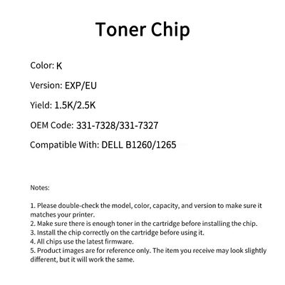 Dell 331-7328 chip B1260/1265